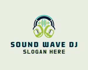 Dj - Headphones DJ Music logo design