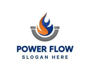 Hydroelectric - Industrial Water Plumbing logo design