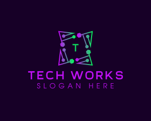 Website Tech Programmer logo design