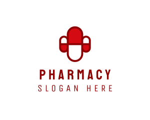 Pharmacy Medicine Cross  logo design