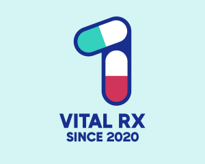 Prescription - Medicine Pills One logo design