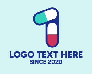 Prescription - Medicine Pills One logo design