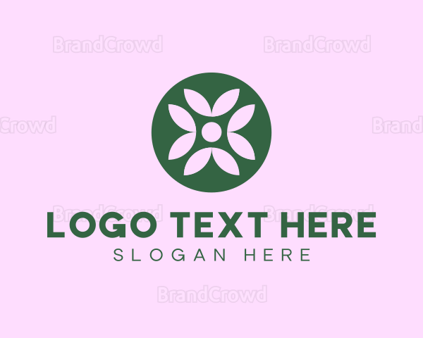 Leaf Flower Spa Logo