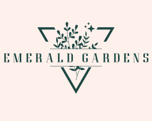 Nature Garden Leaf logo design