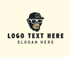 Sunglasses - Sunglasses Hiphop Monkey logo design