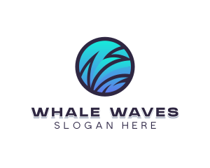 Wave Software Programming logo design