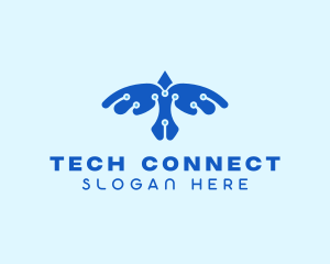 Digital Tech Bird Logo