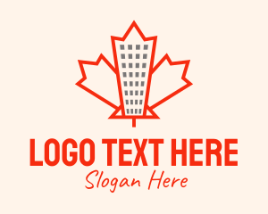 Office Space - Maple Leaf Condo logo design