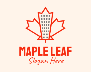 Maple Leaf Condo logo design