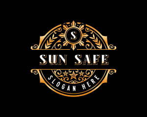 Philippines Sun Ornamental logo design