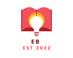 Tutor - Book lightbulb Learning logo design