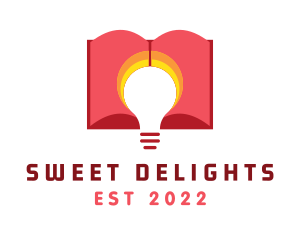 Filament - Book lightbulb Learning logo design