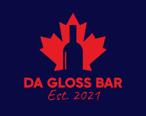 Canada Wine Bar  logo design