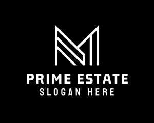 Property - Property Monoline Letter M Business logo design