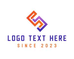 Letter S - Geometric Studio Letter S logo design