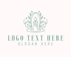 Leaf - Leaf Candlelight Spa logo design