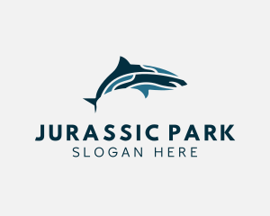 Shark Ocean Park logo design