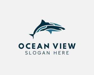 Shark Ocean Park logo design