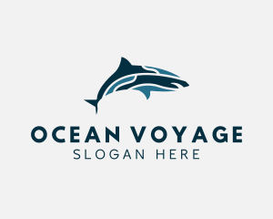 Shark Ocean Park logo design