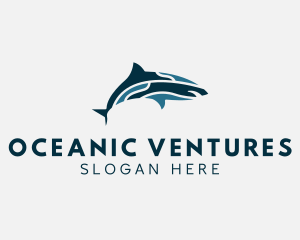 Shark Ocean Park logo design