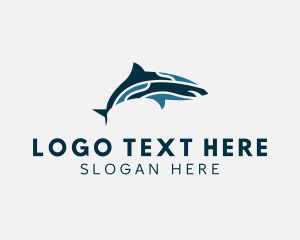 Marine Biologist - Shark Ocean Park logo design