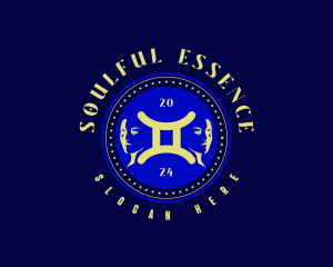 Spiritual - Spiritual Gemini Horoscope logo design