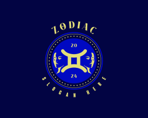 Spiritual Gemini Horoscope logo design