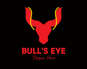 Bull Head Taurus logo design