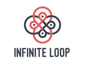 Loop - Loop Flower Pattern logo design