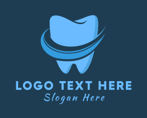 Pedodontist - Blue Tooth Dentistry logo design