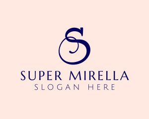 Wedding - Fashion Cursive Letter S logo design