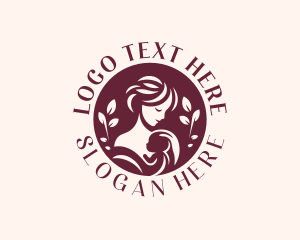 Fertility - Infant Parenting Mom logo design