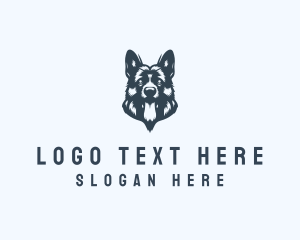 German Shepherd - Animal Dog Pet logo design