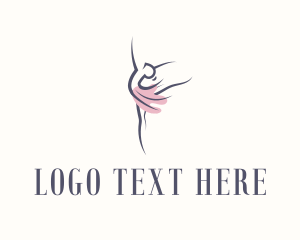 Dancer - Ballerina Dancer Gymnast logo design