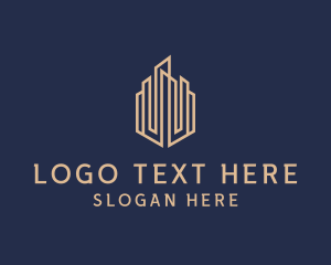 Industrial - Construction Skyscraper Building logo design