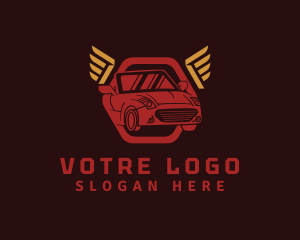 Luxury Car Wings Logo