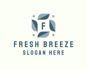 Breeze - Leafy Aircon Breeze logo design