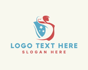 Human Resource - Cooperative Star Shield Management logo design