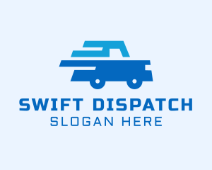 Dispatcher - Blue Automotive Car logo design