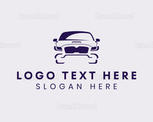 Race Car Sedan Logo