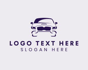 Race - Race Car Sedan logo design