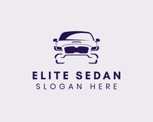 Sedan - Race Car Sedan logo design