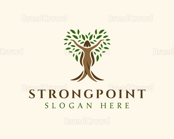 Organic Woman Tree Logo