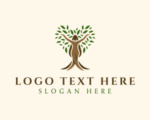 Organic Woman Tree Logo