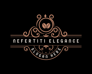 Elegant Cafe Coffee logo design