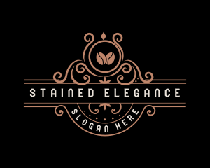 Elegant Cafe Coffee logo design