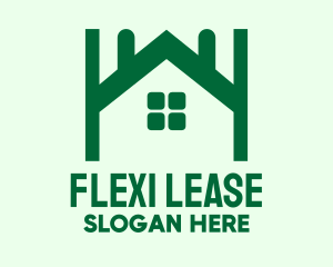 Green Home Leasing logo design