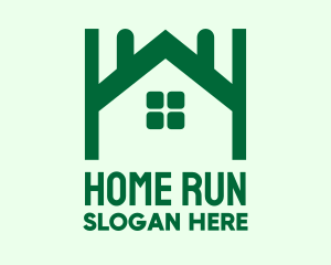 Green Home Leasing logo design