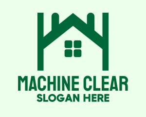Green Home Leasing logo design