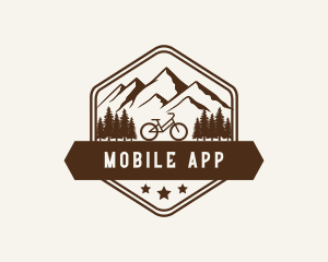 Mountain Forest Bicycle Logo